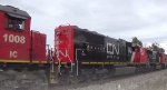 CN SD75IACC in tow